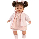 m.llorens juan, s.l. Vera Babypuppe brünett rosa (1013356) 33 cm