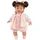m.llorens juan, s.l. Vera Babypuppe brünett rosa (1013356) 33 cm