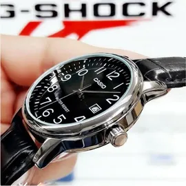 Casio MTP-V002L-1B Leder 40 mm ZEGAREK MĘSKI CASIO MTP-V002L-1BUDF