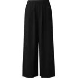 QS Culotte Hose Leinenmix Schwarz 34