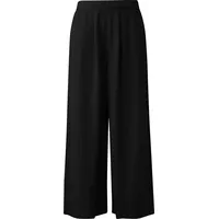QS Culotte Hose Leinenmix Schwarz 34