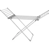 HOMCOM Wäscheständer Trockner klappbar 2 ausziehbare seitliche Flügel Aluminiumlegierung 144 x 53 x 96 cm   Aosom