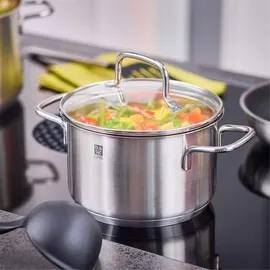 Rösle Basic Line Topf-Set 4-tlg. 3 x Kochtopf + Stielkasserolle