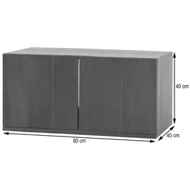 MCW Waschbeckenunterschrank, Braun,