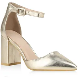 Damen Spitze Pumps in Gold