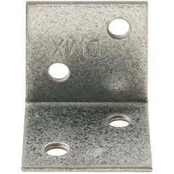 vidaXL Winkelhalterungen 150 Stk. 2 mm 30x25x30 mm Verzinkter Stahl
