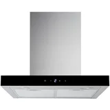 Respekta Blockhaube 60 cm Edelstahl Schwarz Glas Touch Control