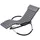 Outsunny Schaukelstuhl 2 In 1 Texteline 145 x 74 x 86 cm Schwarz