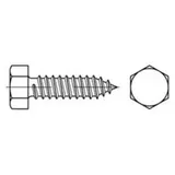 Industrial Quality Supplies Blechschraube ISO 1479 Form C 6,3 x 25 500 Stück