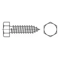 Industrial Quality Supplies Blechschraube ISO 1479 Form C 6,3 x 25 500 Stück