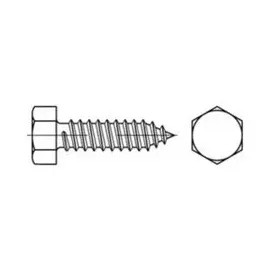 Industrial Quality Supplies Blechschraube ISO 1479 Form C 6,3 x 25 500 Stück