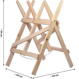 Dobar Sägebock aus Massivholz