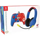 PDP Bundle Mario Nintendo Switch (Switch), Gaming Controller Mehrfarbig
