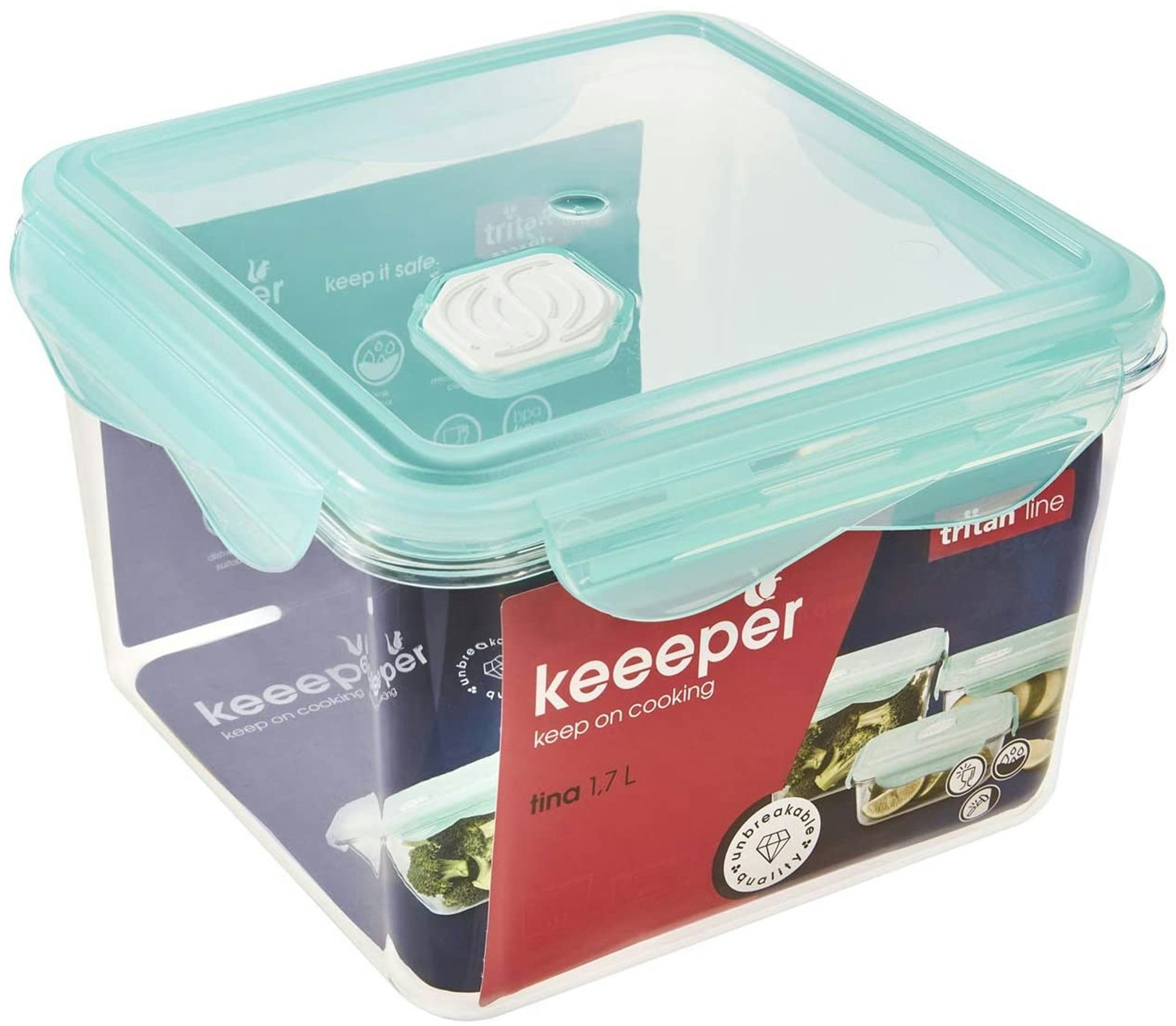 Preisvergleich Produktbild Keeeper - Frischhaltedose 1,7L in Aquamarin