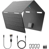 Ecosonique 60W Tragbares Faltbares Solarpanel mit ETFE 23% Wirkungsgrad, USB-C PD3.0 & USB-A QC3.0 Schnellladung, 18V DC Ausgang, Mobiles Solarmodul für Powerstation, Camping, Wohnmobil & Notfälle