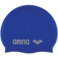 arena Unisex Badekappe Classic Silikon (Verstärkter Rand, Weniger Verrutschen der Kappe, Weich), SkyBlue-White (77), One Size