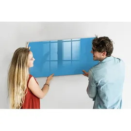 Tulup Magnettafel 120 x 60 cm Blau