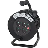 Silver Electronics - Silber Elektronik - Mehrfachsteckdosen-Kabeltrommeln de 4 Steckdosen. Kabel---- 50m. IP20 Leistung: 3.000W