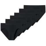 SCHIESSER Mini Slip / Unterhose schwarz 3XL 6er Pack