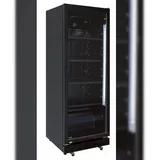Wimar Getränkekühlschrank Gewerbekühlschrank 310l 1 Glastür 620x635x1562 mm schwarz
