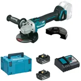 Makita DGA504RFJ inkl. 2 x 3,0 Ah + Ladegerät + Makpac Gr. 3