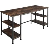 Tectake tectake® Computer-Schreibtisch Stoke 137 x 55 x 75 cm