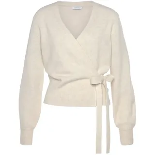 LASCANA Wickelstrickjacke Damen creme Gr.32/34