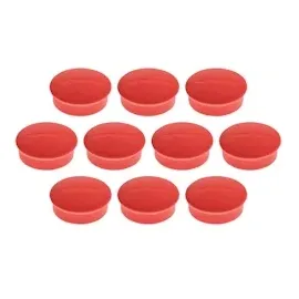 Magnetoplan Magnet Discofix Mini, 10 Stück, rot