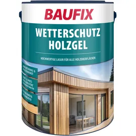 baufix Wetterschutz-Holzgel Farblos seidenglänzend 5 l