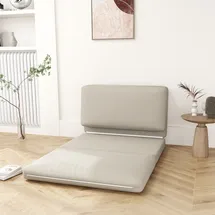 Homcom Bodensofa 3-in-1 Klappbar Polyester 240 x 0 x 0 cm Beige