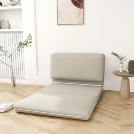 Homcom Bodensofa 3-in-1 Klappbar Polyester 240 x 0 x 0 cm Beige