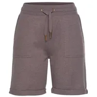 bench. loungewear Bermudas Damen mauve-meliert Gr.48/50