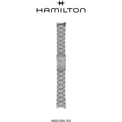 Hamilton - Edelstahlarmband Khaki Field M38 20mm H695.694.102 - silber