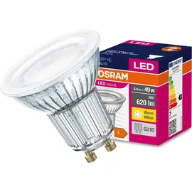osram homelighting OSRAM LED EEK F (A - G) GU10 Par 16 6.9 W = 49 W Warmweiß (Ø x H) 50 mm