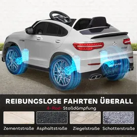 Homcom Kinderfahrzeug Elektroauto Mercedes-Benz weiß