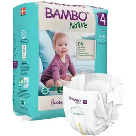 Abena Bambo Nature Gr. 4 7-14 kg Papier Verpackung, 24 Stück