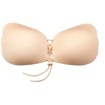 bye bra Lace-It Klebe BH Push Up BH Selbstklebender BH Klebe BH Trägerloser und Rückenfreier BH Cup C,