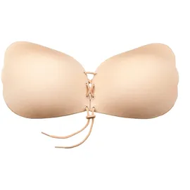bye bra Lace-It Klebe BH Push Up BH Selbstklebender BH Klebe BH Trägerloser und Rückenfreier BH Cup C,
