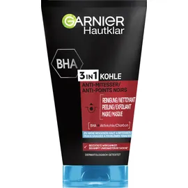 Garnier Hautklar 3in1 Anti-Mitesser Reinigung + Peeling + Maske, 150ml