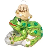 Krebs Glas Lauscha Weihnachtsornament Frosch 1-tlg. 6cm