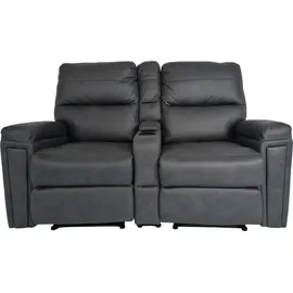 Mendler 2er Kinosessel HWC-K17 Stoff/Textil 157 x 102 x 0 cm Grau mit Relax-Funktion