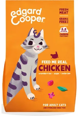 Edgard & Cooper Getreidefreie Kroketten Mit Huhn Für Katzen 4kg