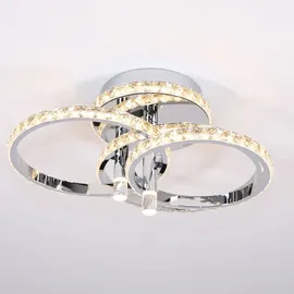 H4L LED Deckenleuchte 31W modern silber