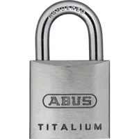 ABUS Zylindervorhangschloss 64TI/20 Schlosskörper-B.20mm Titalium versch.-schl.ABUS