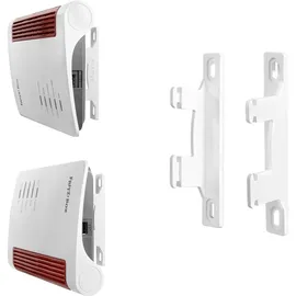 TIUIHU Wandhalterung für AVM Fritzbox 7690 7590 AX 7530 7510 5590 5530 6670 6660 Cable 6890 6850 4690 Router - mit Kabelmanagement