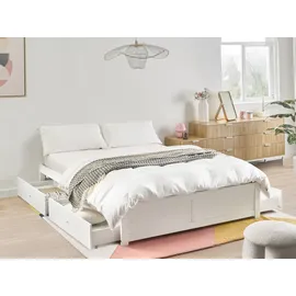 Beliani Brux 180 x 200 cm Weiß