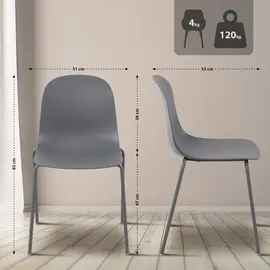 CLP 4er Sitzgruppe Berdin dunkelgrau