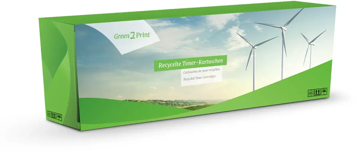 Green2Print Toner schwarz 34000 Seiten ersetzt Kyocera TK-715, 370AB000 passend für Kyocera Copystar