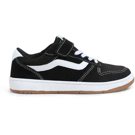 Vans Unisex Kinder, Ryland Ls V", Sneaker, Suede/Canvas Black/White, 21 EU