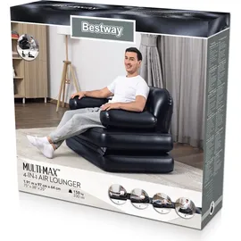 BESTWAY 75" x 38" x 25"/1.91m x 97cm x 64cm Multi-Max 4-in-1 Air Lounger